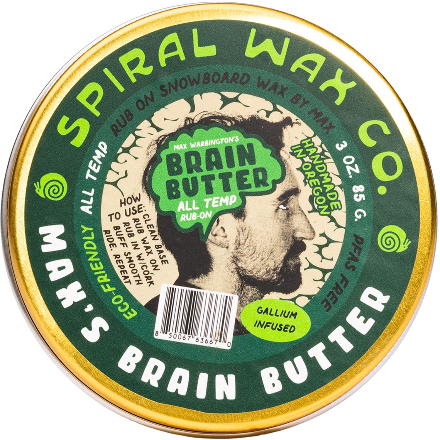 Spiral Wax Co. Brain Butter Rub On Wax - Thumbnail 2