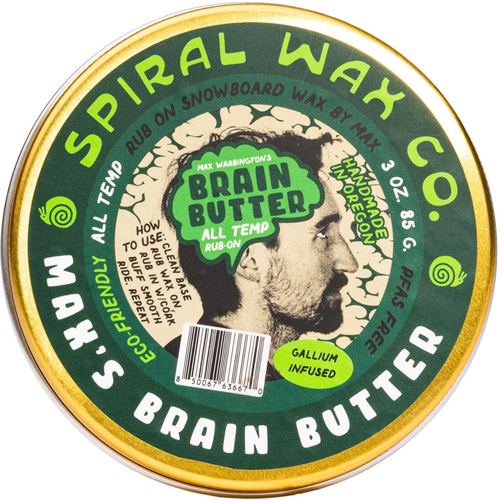 Spiral Wax Co. Brain Butter All Temp Rub On Wax Green
