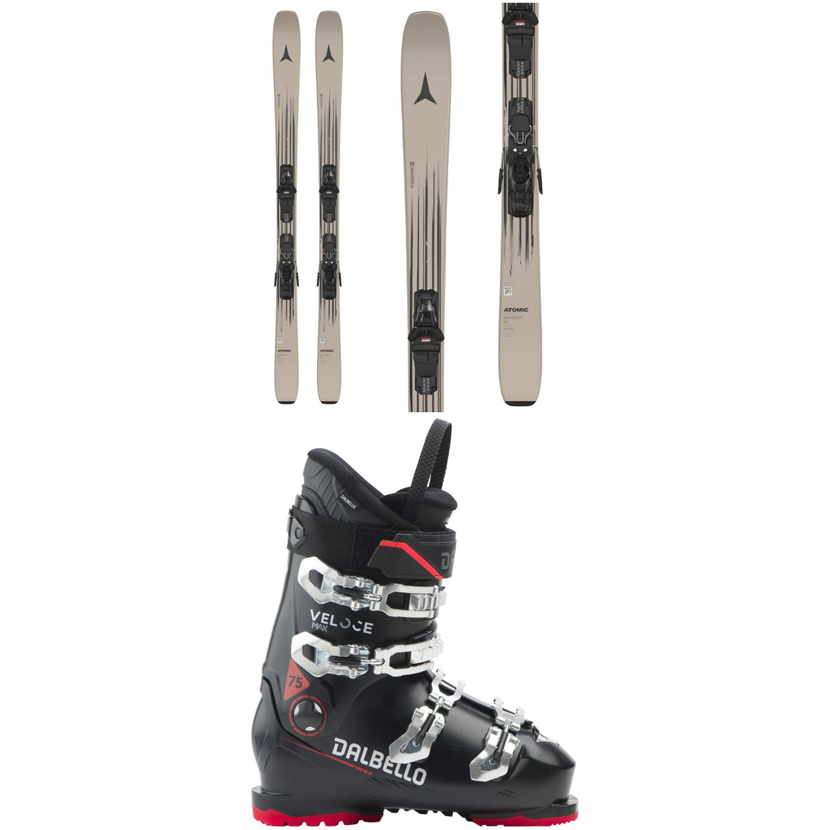 Atomic Maverick 84 Skis + M10 GW Bindings + Dalbello Veloce Max 75 Ski Boots 2026