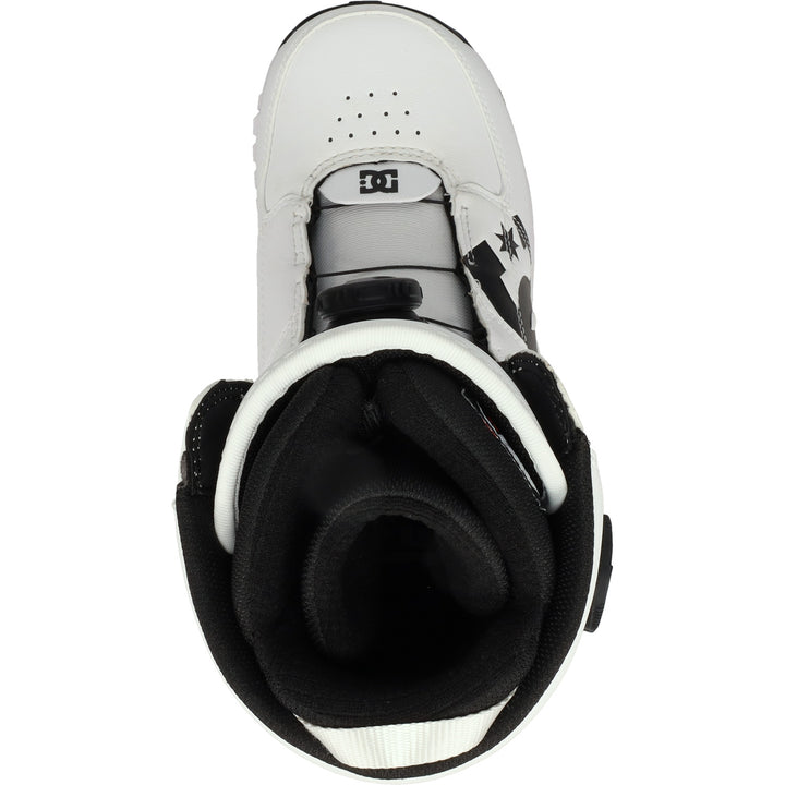 DC Control Snowboard Boots White/Black/White