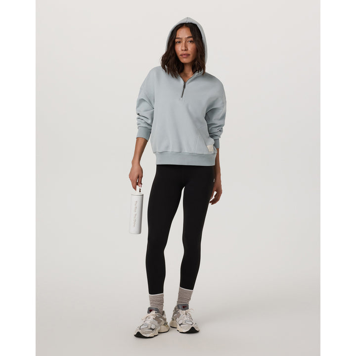 Vuori Restore Oversized Half Zip Hoodie - Women's Blue Haze