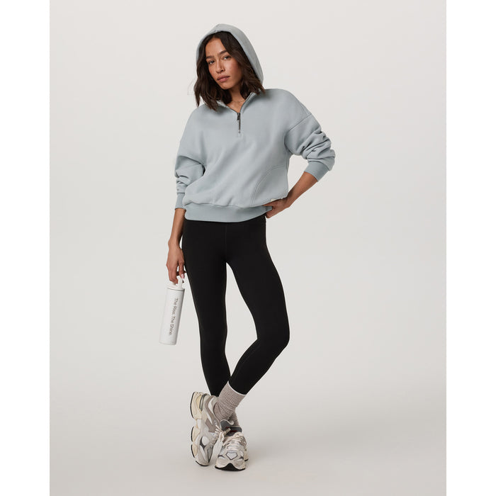 Vuori Restore Oversized Half Zip Hoodie - Women's Blue Haze