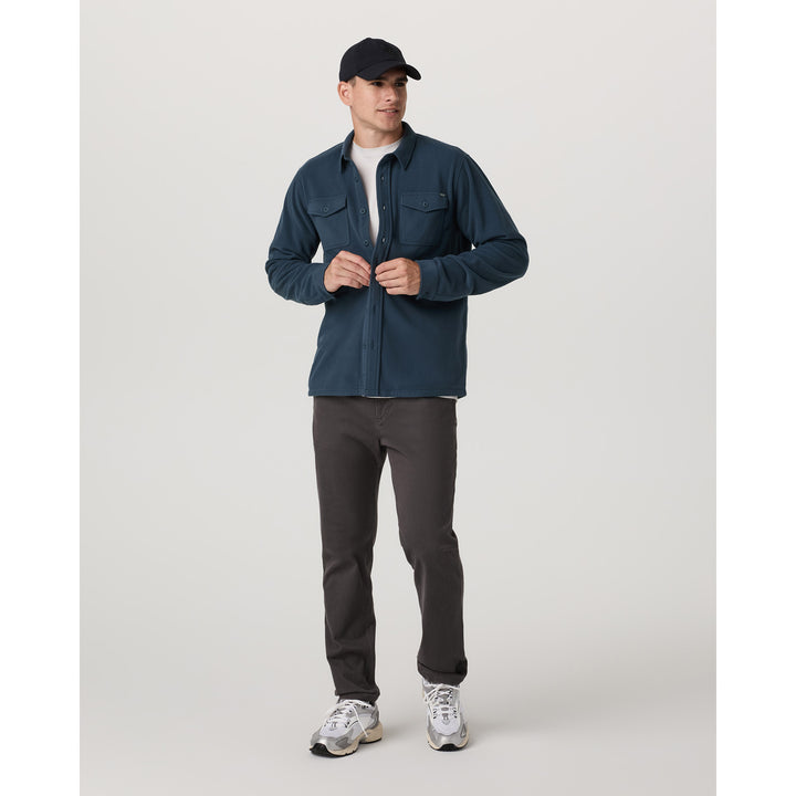 Vuori Aspen Shirt Jacket - Men's Ocean Blue