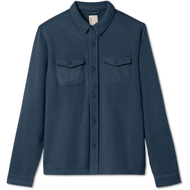 Vuori Aspen Shirt Jacket - Men's Ocean Blue