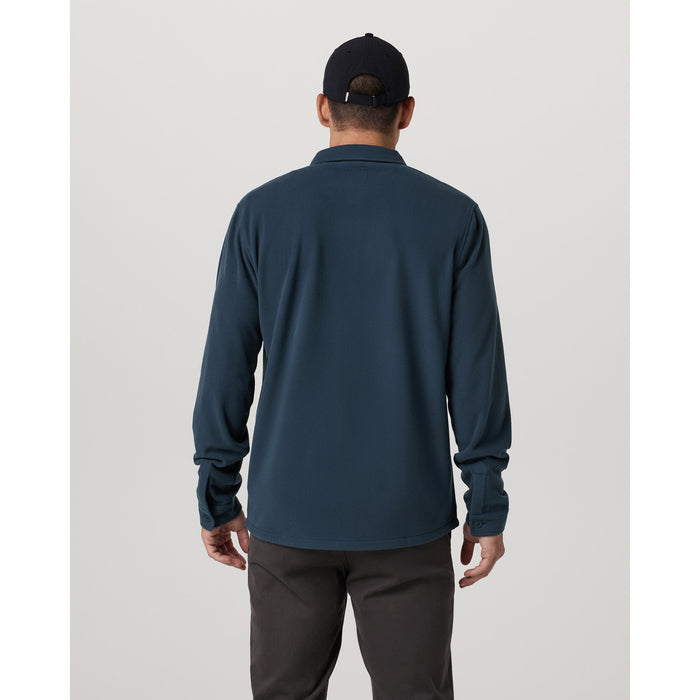 Vuori Aspen Shirt Jacket - Men's Ocean Blue