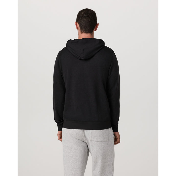 Vuori Ponto Full Zip Hoodie - Men's Black Heather