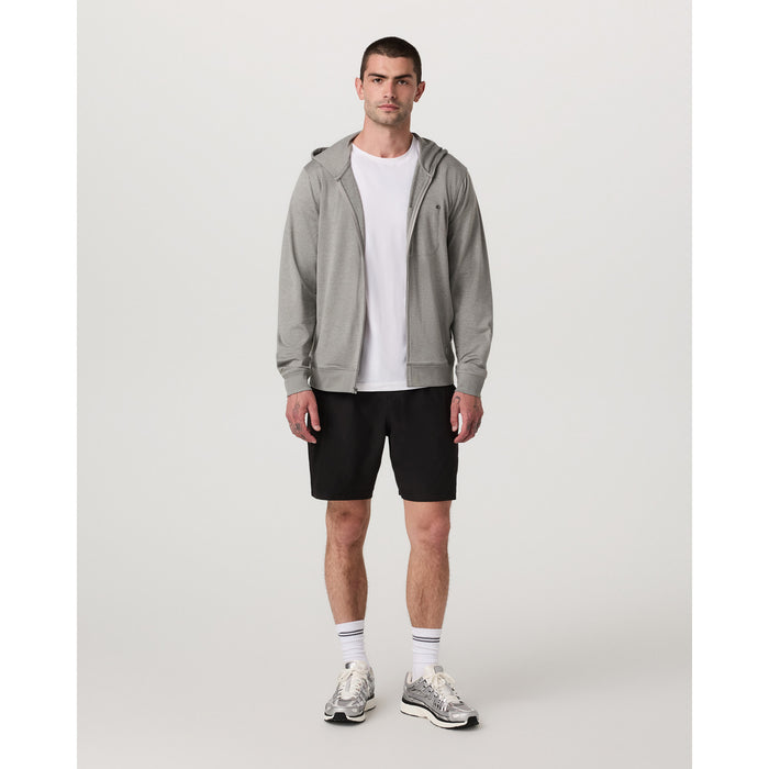 Vuori Ponto Full Zip Hoodie - Men's Driftwood Heather