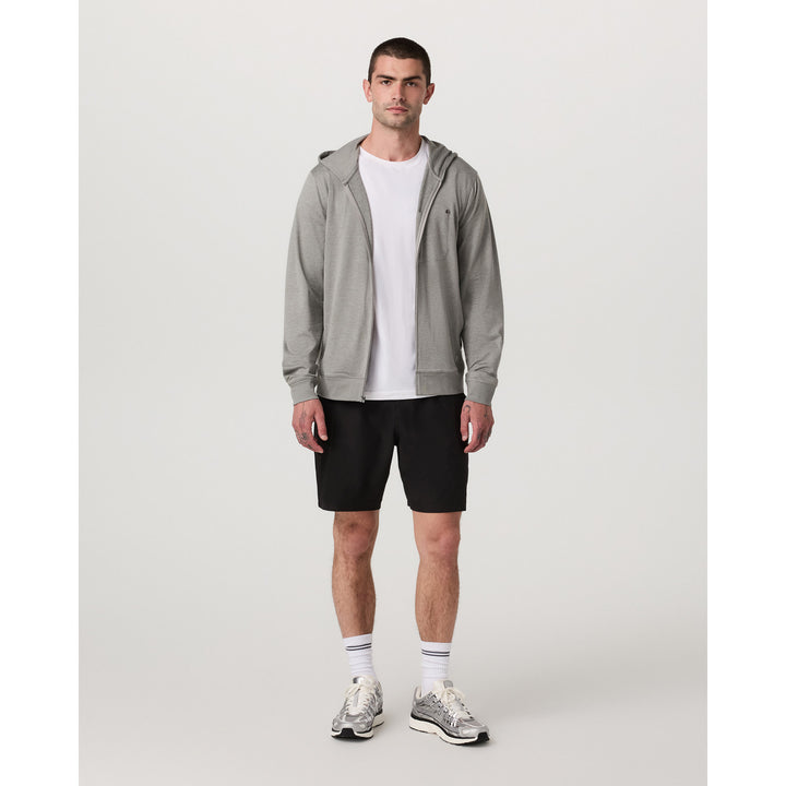Vuori Ponto Full Zip Hoodie - Men's Driftwood Heather