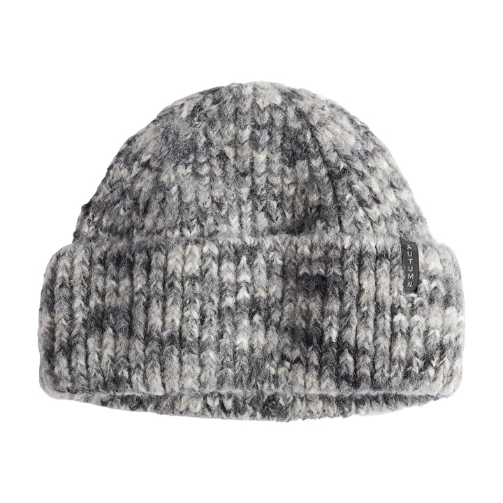 Autumn Marble Knit Beanie Black