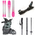 Black Crows Anima Birdie Skis + Marker Baron EPF 13 S Alpine Touring Ski Bindings + Atomic Hawx Prime XTD 115 GW Alpine Touring Ski Boots - Women's + evo Way Out Adjustable Ski Poles