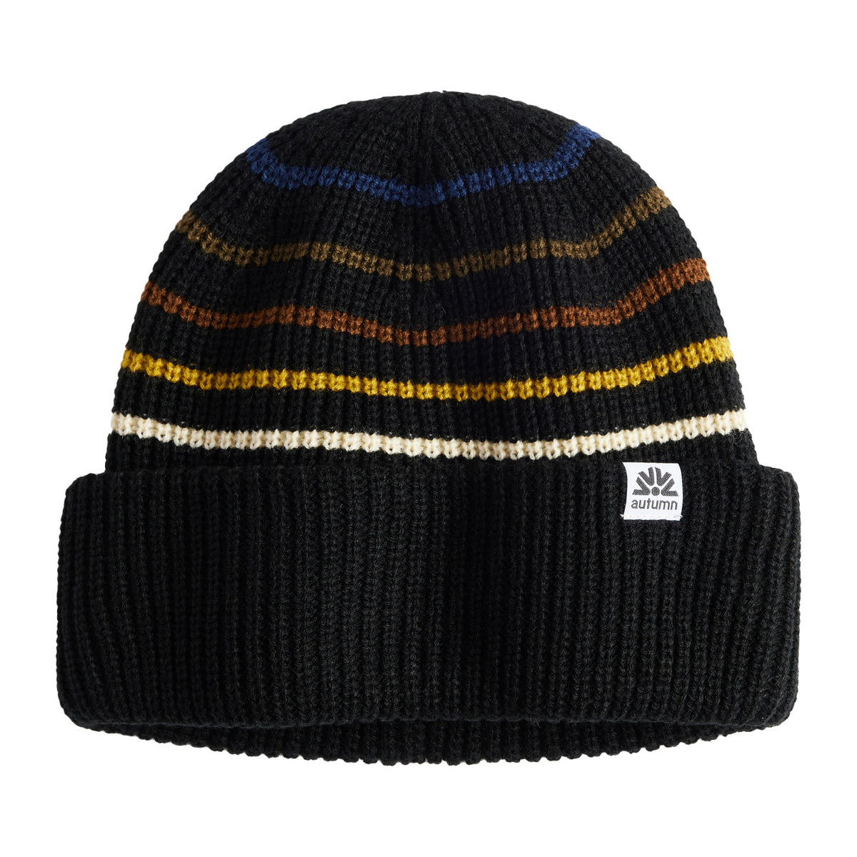 Autumn Retro Beanie Black