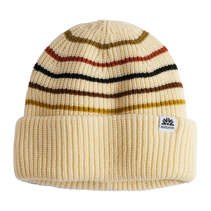 Autumn Retro Beanie Eggshell