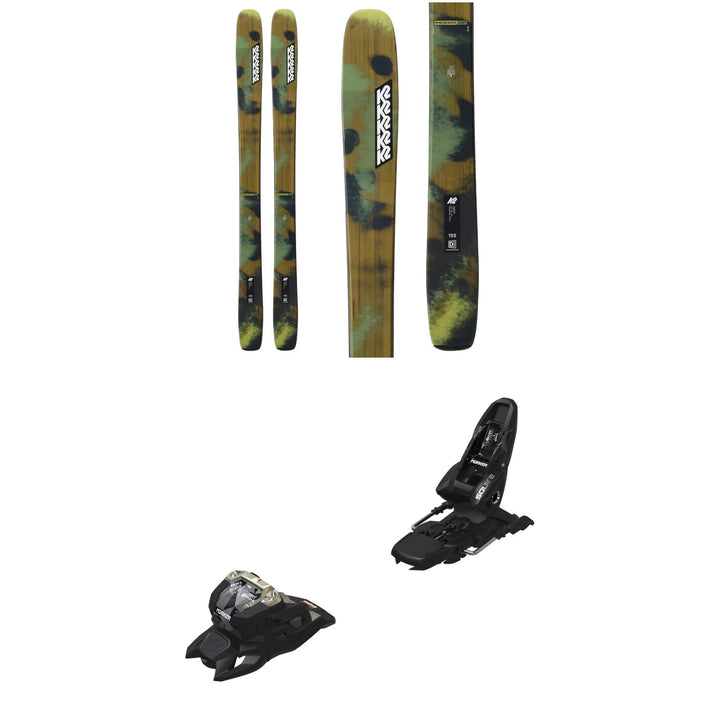 K2 Mindbender Team Skis - Kids' + Marker Squire 11 Ski Bindings