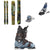K2 Mindbender Team Skis + Marker Squire 11 Ski Bindings + Salomon QST Access 70 T GW Ski Boots - Kids'