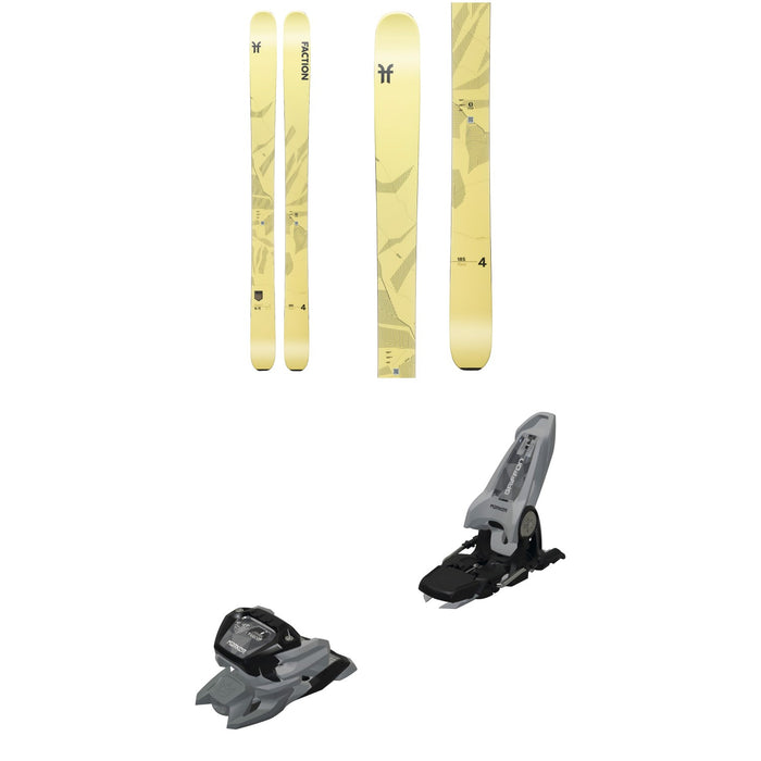 Faction Agent 4 Skis 2025 + Marker Griffon 13 ID Ski Bindings