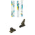 Line Skis Bacon 122 TWall Skis + Marker Jester 16 ID Ski Bindings