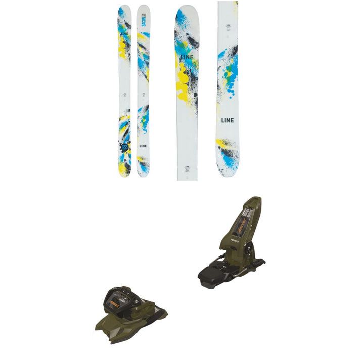 Line Skis Bacon 122 TWall Skis + Marker Jester 16 ID Ski Bindings