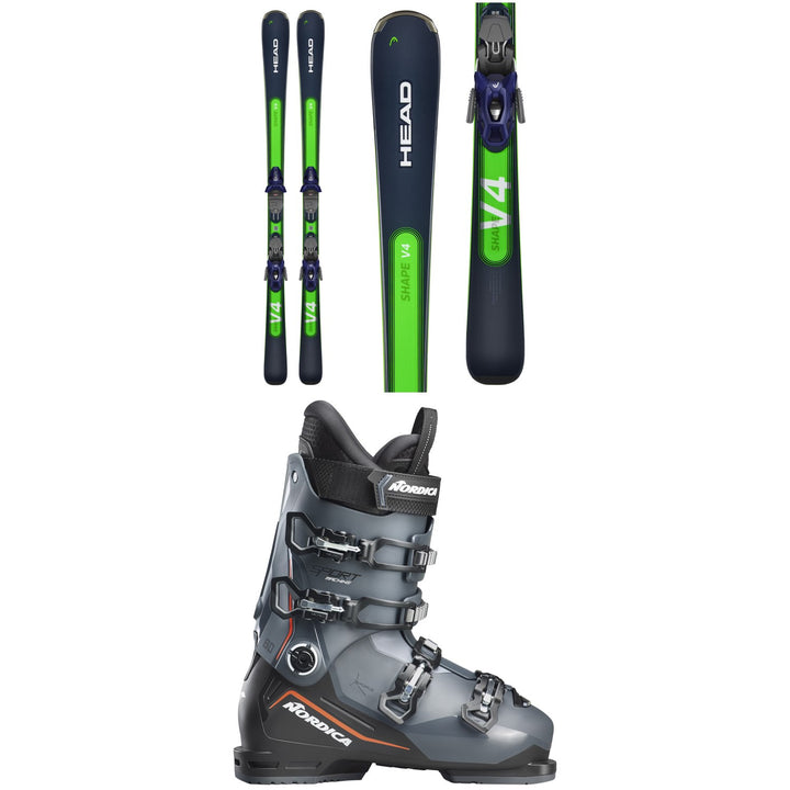Head Shape V4 AMT Skis + PR 11 Bindings + Nordica Sportmachine 3 80 Ski Boots