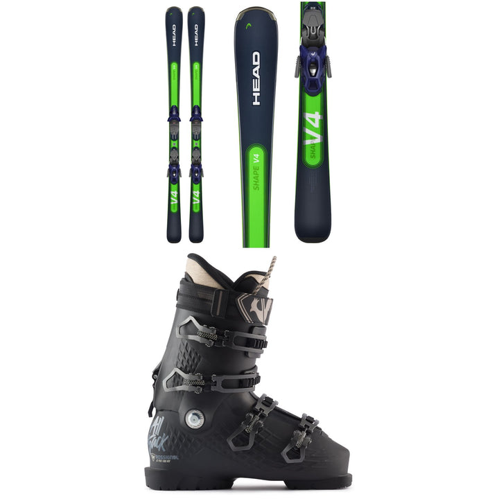 Head Shape V4 AMT Skis + PR 11 Bindings + Rossignol Alltrack Pro 100 MV Ski Boots