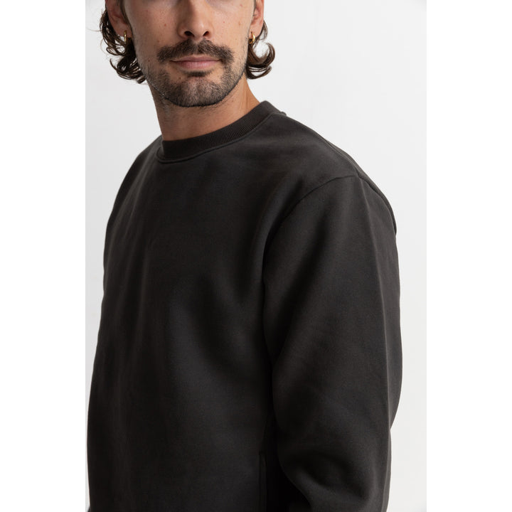 Rhythm Classic Fleece Crew - Men's Vintage Black