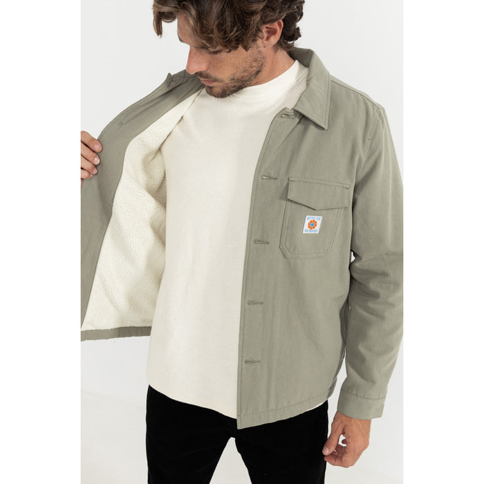 Rhythm Sherpa Lined Work Shirt - Men's Sage