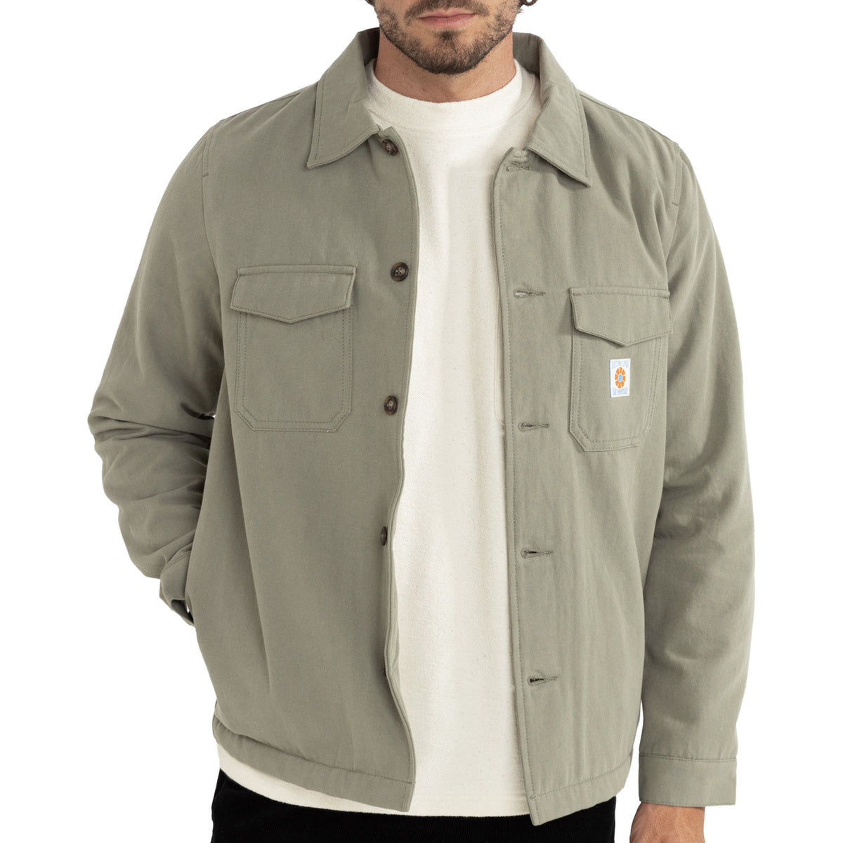 Rhythm Sherpa Lined Work Shirt - Men's Sage
