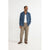 Rhythm Textured Wale Long-Sleeve Shirt - Men's Washed Indigo