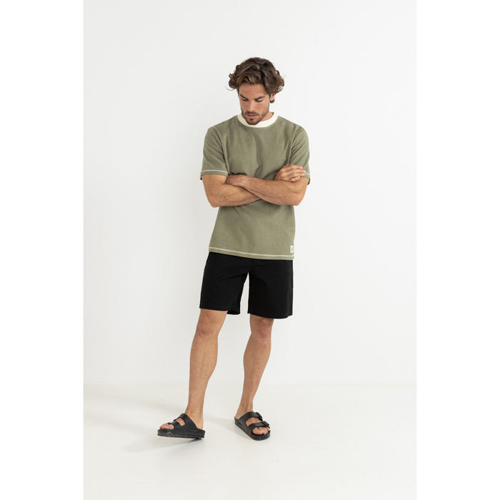 Rhythm Contrast Vintage Terry Short-Sleeve T-Shirt - Men's Sage