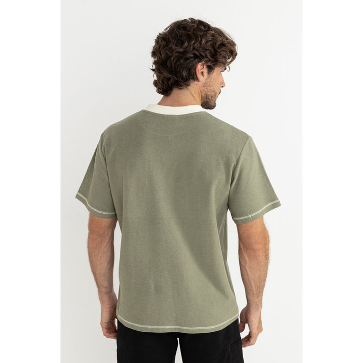 Rhythm Contrast Vintage Terry Short-Sleeve T-Shirt - Men's Sage