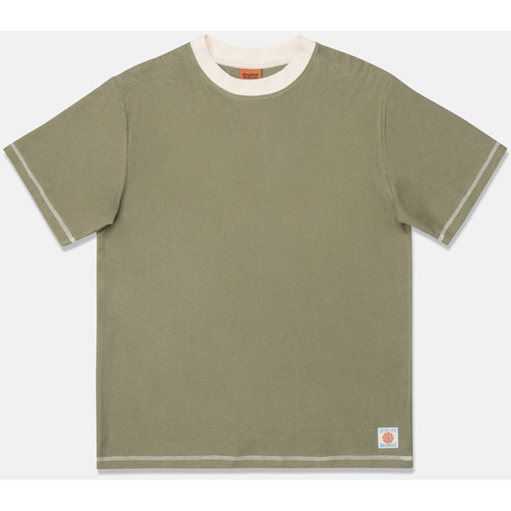 Rhythm Contrast Vintage Terry Short-Sleeve T-Shirt - Men's Sage