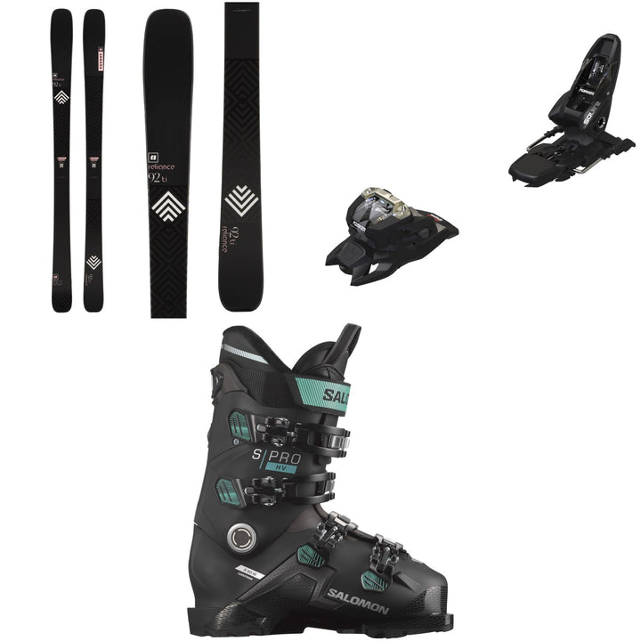 Armada Reliance 92 Ti Skis + Marker Squire 11 Ski Bindings + Salomon S/PRO HV R 80 Ski Boots - Women's