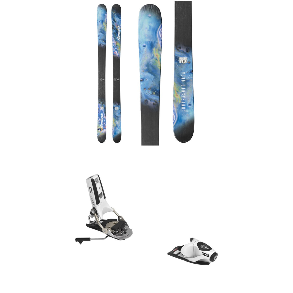 Nordica Unleashed 98 CA Skis + Look Pivot 2.0 11 GW Ski Bindings 2026