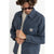 Rhythm Hickory Stripe Work Shirt - Men's Navy