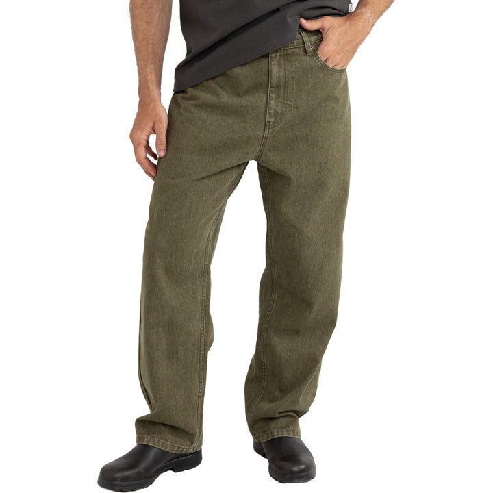 Rhythm Essential Jeans - Men's Washed Olive