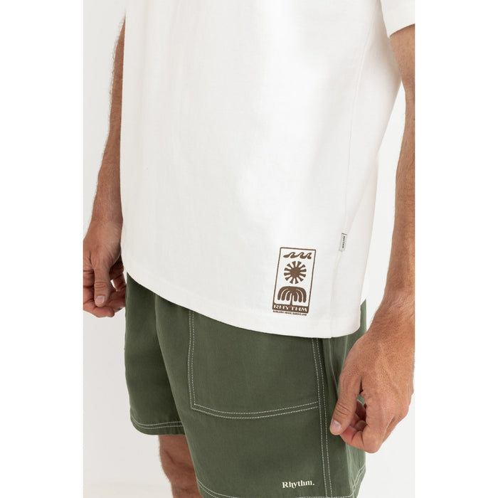 Rhythm Flagship Vintage Short-Sleeve T-Shirt - Men's Ecru
