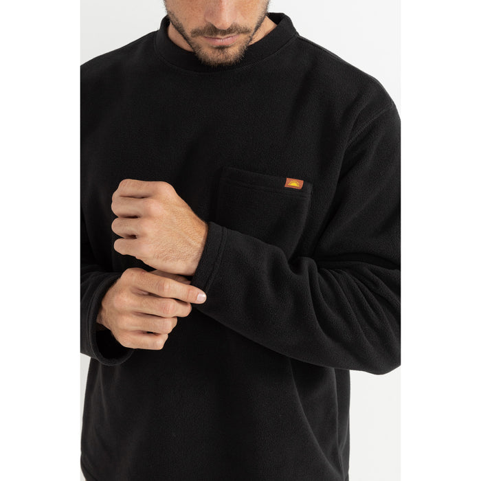 Rhythm Awake Polar Long-Sleeve Fleece - Men's Black