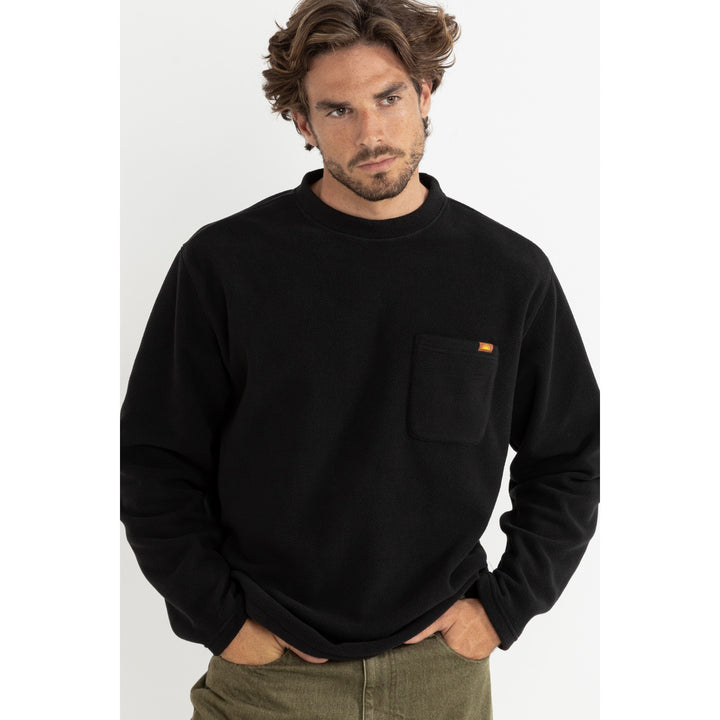 Rhythm Awake Polar Long-Sleeve Fleece - Men's Black