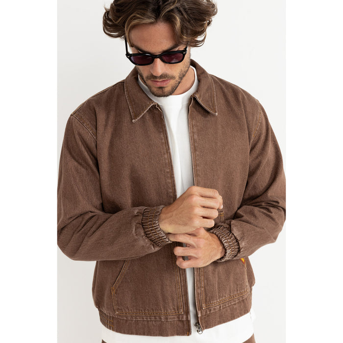Rhythm Sundowner Denim Jacket - Men's Tobacco