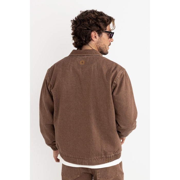 Rhythm Sundowner Denim Jacket - Men's Tobacco