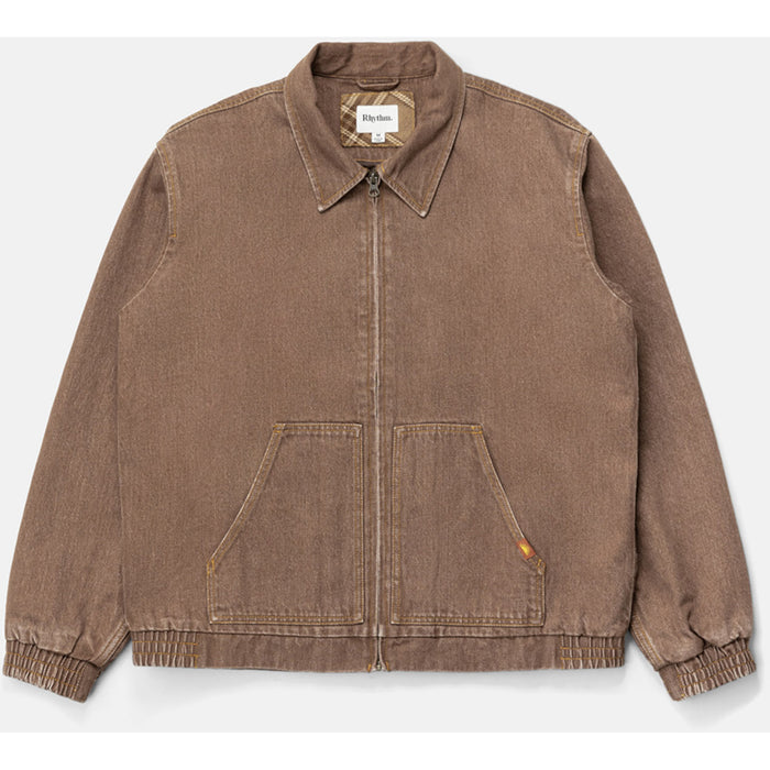 Rhythm Sundowner Denim Jacket - Men's Tobacco