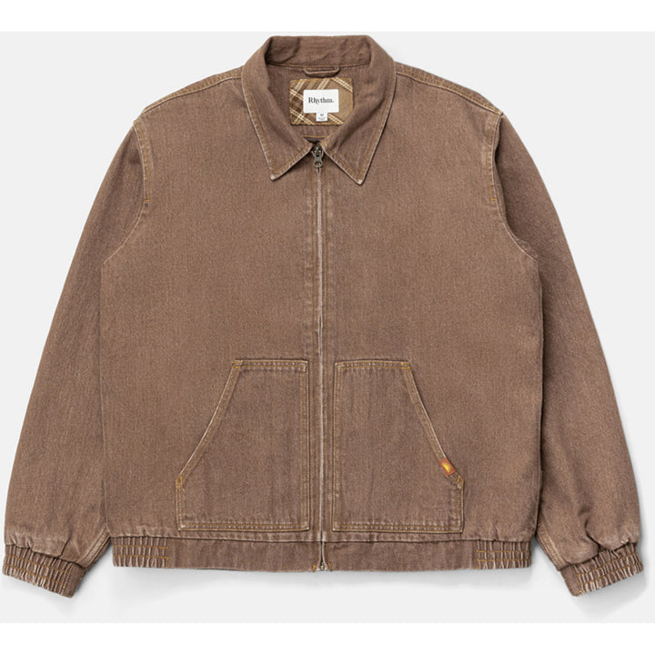 Rhythm Sundowner Denim Jacket - Men's Tobacco