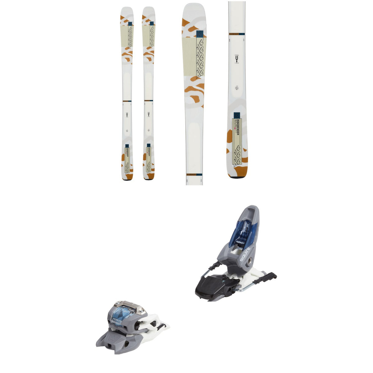 K2 Mindbender 89 TI W Skis - Women's + Marker Squire 11 Ski Bindings