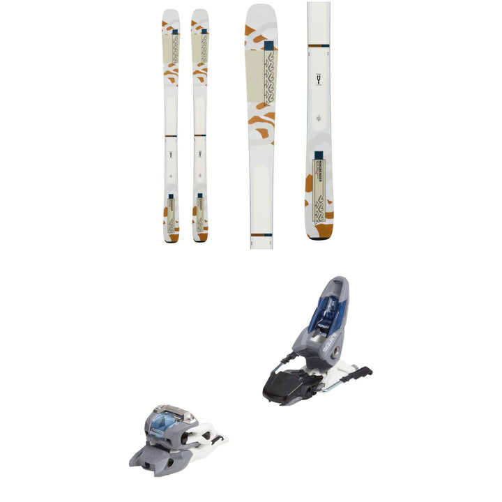 K2 Mindbender 89 TI W Skis - Women's + Marker Squire 11 Ski Bindings