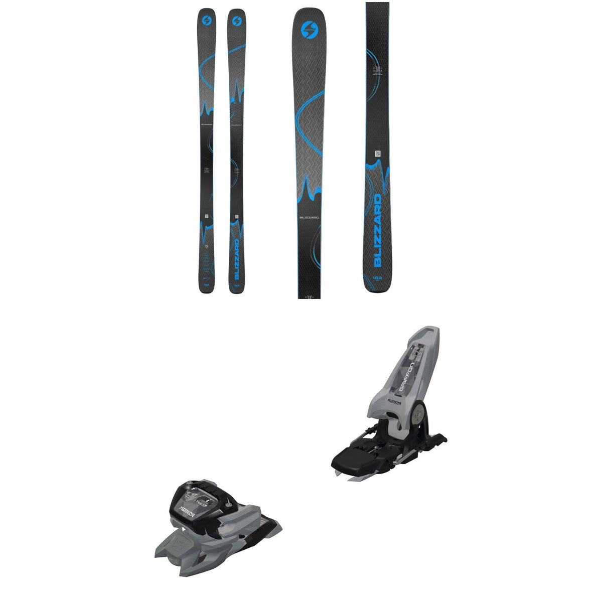 Blizzard Anomaly 84 Skis 2025 + Marker Griffon 13 ID Ski Bindings