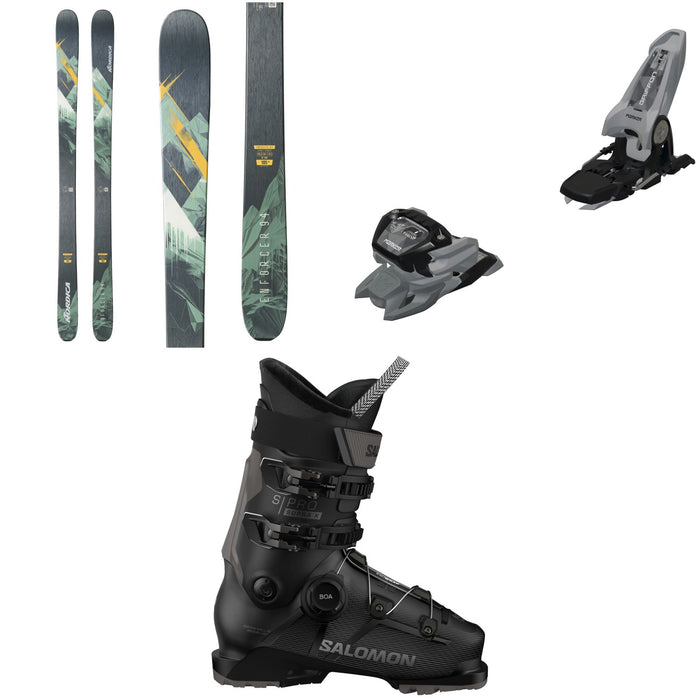 Nordica Enforcer 94 Skis + Marker Griffon 13 ID Ski Bindings + Salomon S/Pro Supra BOA X100 Ski Boots 2025