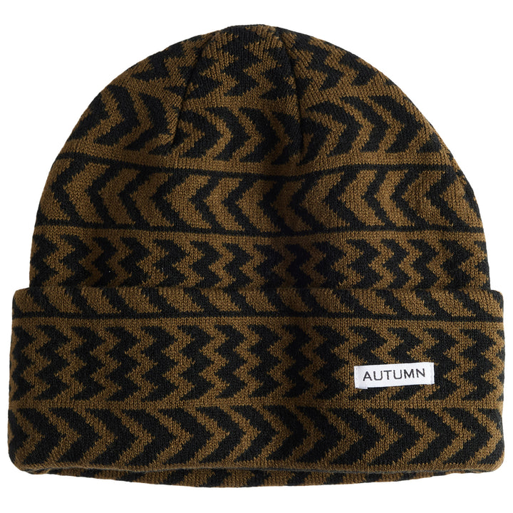 Autumn Chevron Beanie Army