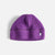 Autumn Inside Out Fleece Beanie Purple