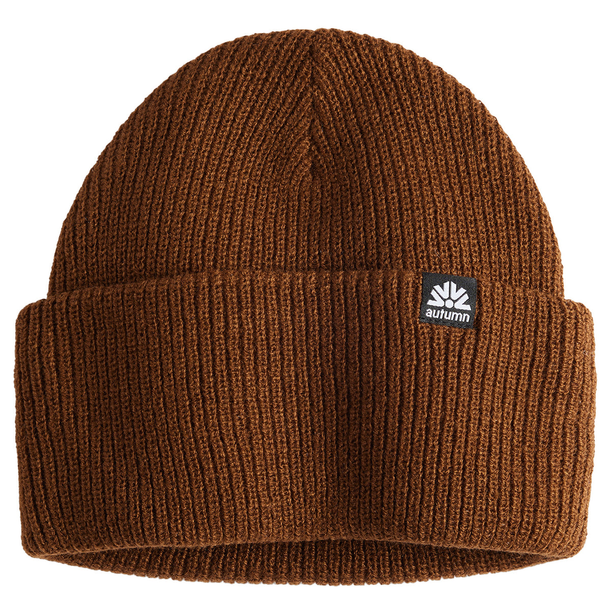 Autumn Simple Solid Beanie Brown