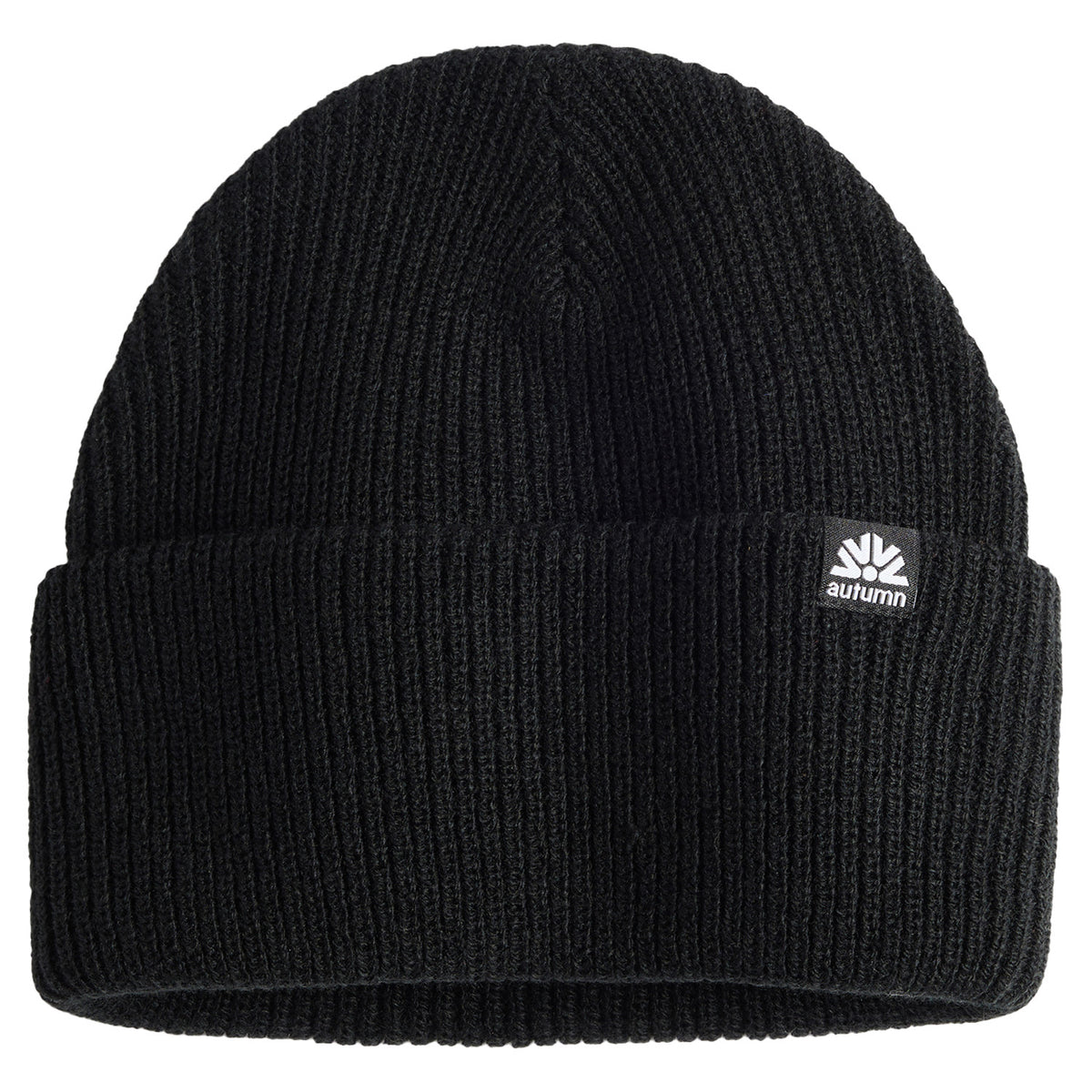 Autumn Simple Solid Beanie Black