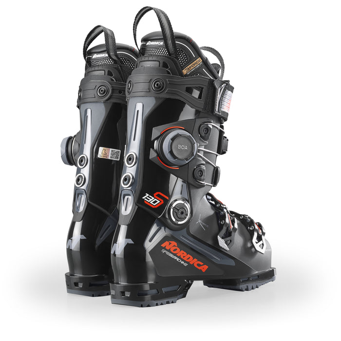 Nordica Speedmachine 3 130 S BOA Cuff Ski Boots 2027 Black/Anthracite/Red